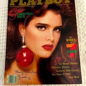 Playboy December 1986 Christmas Gala Issue